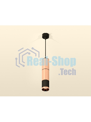 Светильник Ambrella Light XP6302010 PPG/SBK золото розовое полированное/черный песок MR16 GU5.3