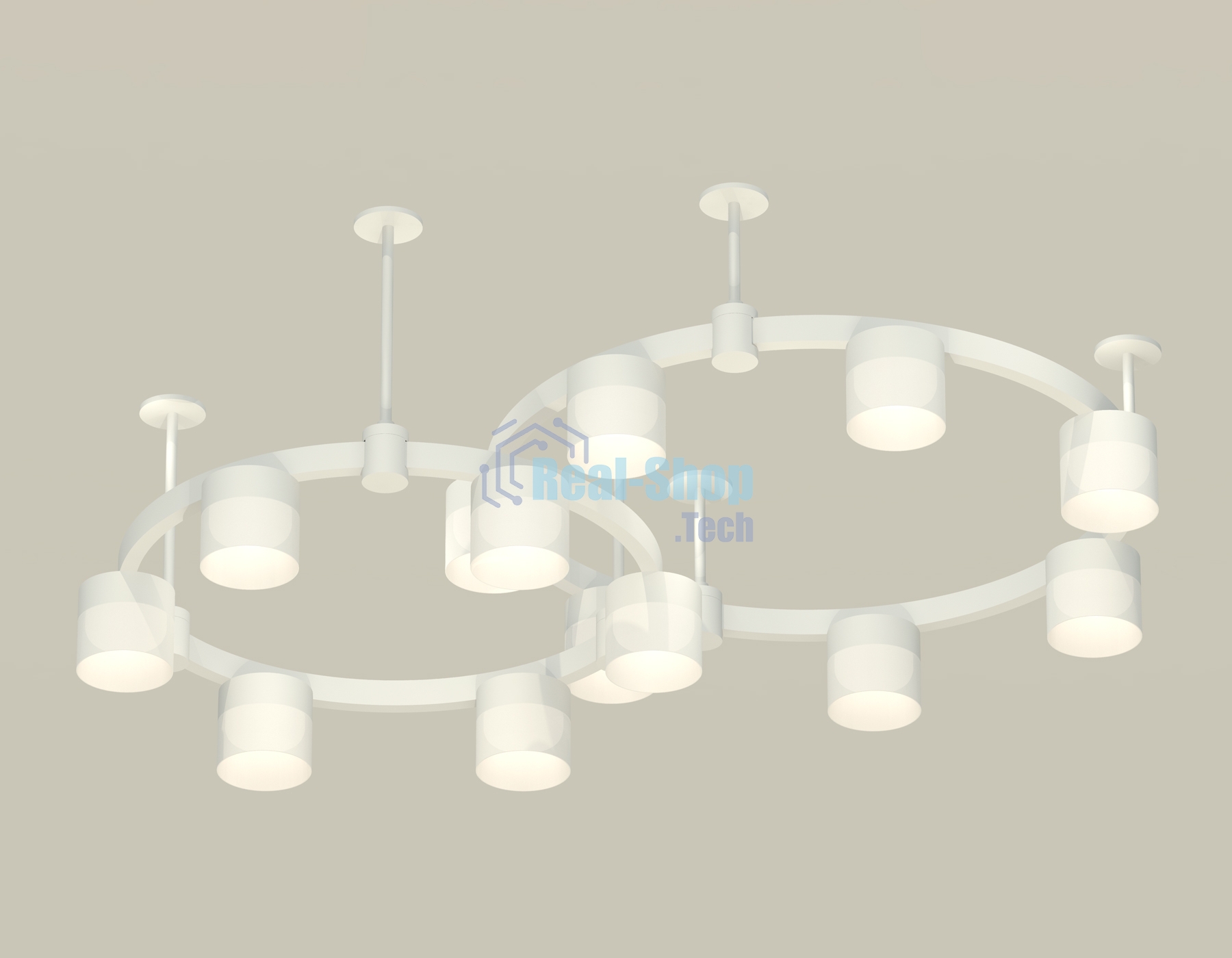 Светильник Ambrella light XR92211002/13 SWH/FR белый песок/белый матовый GX53 (A9221, A9226, C9236, C9231, N8402)