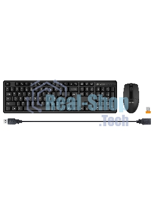 Комплект клавиатура+мышь A4Tech 3330N беспроводной, USB, 1200 DPI, чёрный