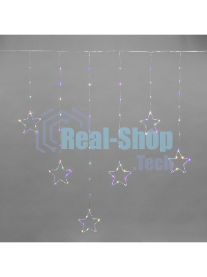Гирлянда Neon-night светодиодный занавес из росы с фигурами звезд IP20 USB + пульт управления мультиколор