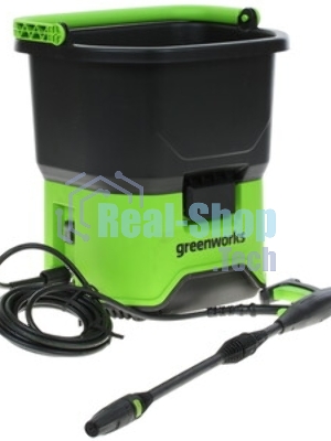 Мойка высокого давления GREENWORKS GDC40 (5104507) без АКК. и ЗУ. аккумуляторная 40В V20л шланг 6м