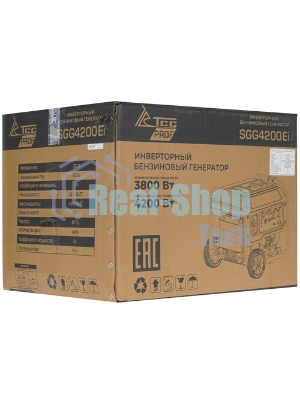 Электрогенератор бензиновый инверторный ТСС SGG 4200Ei, 4.8 кВт, 74 дБ, 35 кг