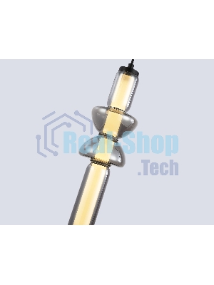 Подвесной светодиодный светильник Ambrella light LH11026/3 BK/SM черный/дымчатый 40W 3000K D380*1720
