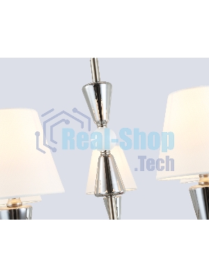 Люстра Ambrella light LH75256/7 SN/FR сатин никель/белый матовый E14*7 max 40W D860*520