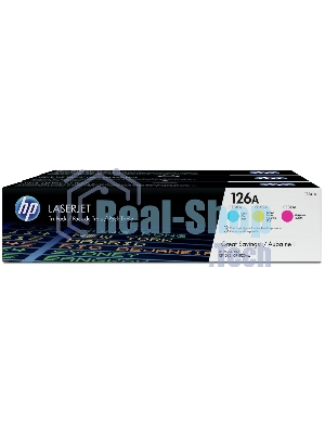 Картридж лазерный комплект HP CF341A голубой/пурпурный/желтый для LJ CP1025 3 х 1000 стр