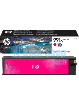 Картридж струйный HP 991X пурпурный PageWide Cartridge