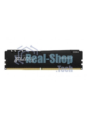 Оперативная память Kingston Fury Beast, DDR4, 16GB (1x16GB), 3200MHz, CL16, DIMM, с радиатором, черный