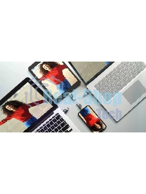 Флешка USB Sandisk IX90N iXpand Flip (SDIX90N-064G-GN6NN), 64Gb, USB 3.1/Lightning, R/W 150/70, зеленый/серебристый