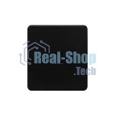 Розетка компьютерная Kranz ROUND RJ45 кат6 с/у оникс