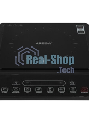 Плита настольная индукционная Aresa AR-4703 чёрный, 2 кВт, индукция, конфорки - 1, стеклокерамика, сенсор