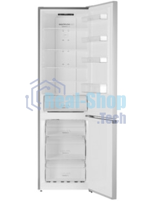 Холодильник Gorenje NRK6201ES4 серебристый двухкамерный 235/96 л морозилка снизу, No Frost