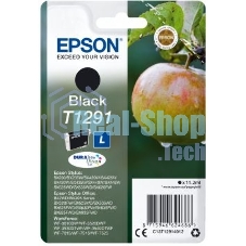 Картридж струйный Epson T1291 (C13T12914012/C13T12914011/C13T12914010) черный (11.2 мл) для SX420W/SX425W/SX525WD/SX620FW/BX305FV/BX305F/BX320FW/BX525WD/BX625FWD