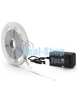 Лента светодиодная Basic в комплекте Gauss 12V 6W/m 600lm/m 3000K IP65 LED 5m 1/50