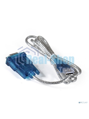 Кабель-адаптер ExeGate EX284951RUS USB 2.0-RS232 ExeGate EX-UAS-1.2 (Am/DB9M, 1,2м, крепеж разъема - винты)