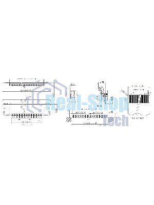 Разъем FPC Half Coverage Bottom Contact 1.0K-BX-28PWB 28 pin высота 2мм шаг 1мм