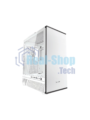 Компьютерный корпус PCCooler IE200 WH, Tempered Glass Full Tower, белый, TG, SPCC, 1x120мм ARGb E-ATX, ATX, mATX, mITX 180/380/220мм 4x2.5