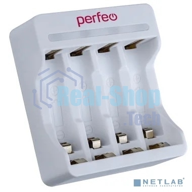 Зарядное устройство Perfeo PF_B4029 PF-UN-410 Ni-MH/CD, 5V, 4 слота, AA/AAA т