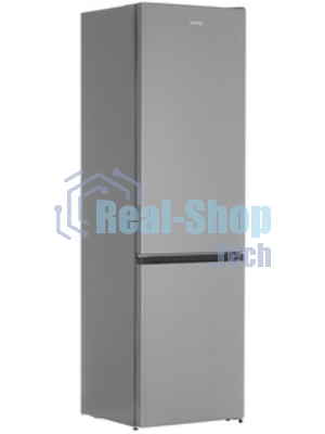 Холодильник Gorenje NRK6201ES4 серебристый двухкамерный 235/96 л морозилка снизу, No Frost