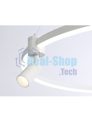 Светильник Ambrella light FL5292/1+3 WH белый 54W 3000K/4200K/6400K+4200K D600*1200 (ПДУ ИК)
