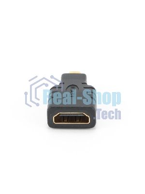 Переходник Gembird Переходник HDMI-microHDMI 19F/19M, золотые разъемы, пакет