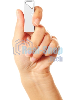 Флешка USB Netac U326 (NT03U326N-016G-20PN), 16Gb, USB 2.0, R/W 50/15, серебристый