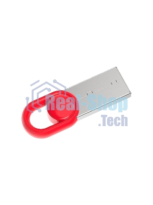 Флешка USB Netac UM2 (NT03UM2N-128G-32RE), 128Gb, USB 3.0, R/W 130/50, серебристый/красный