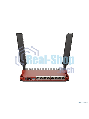 Роутер беспроводной MikroTik L009UiGS-2HaxD-IN AX600 10/100/1000BASE-TX, 2.4Ггц, 8*1Gbit, 1*SFP 2.5Gbit