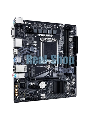 Материнская плата Gigabyte H610M S2H V2, LGA 1700, Intel H610, 2xDDR5, 4xSATA, 1xM.2, 1xPCIe 4.0 x16, 1xPCIe x1, 1xHDMI, 2xDP, 1xD-Sub, 1x 1Gb LAN, 2xUSB-A 3.2 Gen 1, 4xUSB-A 2.0, 3x 3.5 мм, 7.1, mATX