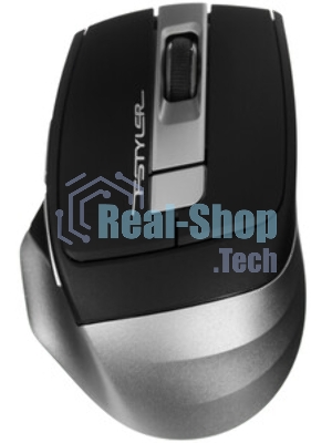 Мышь беспроводная A4Tech Fstyler FG35 серый/черный, 2000 dpi, радиоканал, USB, кнопки - 6