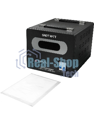Напольный стабилизатор напряжения SMARTWATT AVR TOWER 5000RF (140W - 260W, 5000VA, 5 кВт, 50-60 Гц, LED-дисплей, релейны