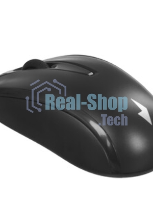 Мышь проводная Gembird MOP-110 черный, 1000 dpi, USB, кнопки - 3