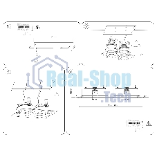 Светильник Ambrella light TN52235/2 BK черный IP20 GX53/2 220*110*44