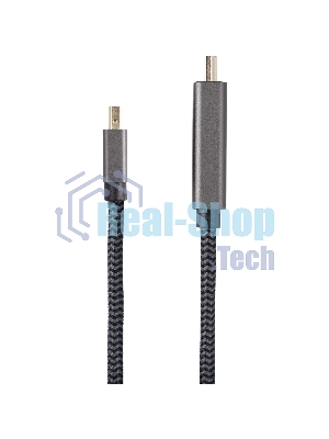 Кабель miniDisplayPort M-> HDMI M 4K@60Hz 1.8m Telecom,оплетка (TA562M-1.8M)