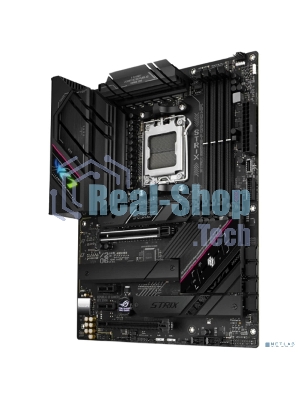 Материнская плата ASUS ROG STRIX B650E-F GAMING WIFI, AM5, AMD B650, 4xDDR5, 4xSATA, 3xM.2, 1xPCI-E 5.0 x16, 1xPCI-E 4.0 x4, 2xPCI-E x1, 1xHDMI, 1xDP, 1x 2.5Gb LAN, 4xUSB-A 2.0, 4xUSB-A 3.2 Gen 1, 2xUSB-A 3.2 Gen 2, 1xUSB-C 3.2 Gen 2, 1xUSB-C 3.2 Gen 2x2, 5x3.5 мм, 7.1, ATX