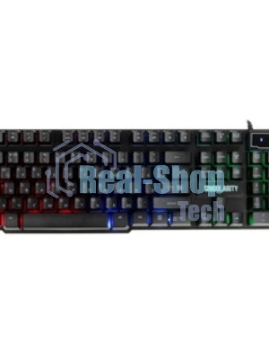 Комплект клавиатура+мышь Defender Singularity MKP-118 проводной, USB, 3200 DPI, чёрный