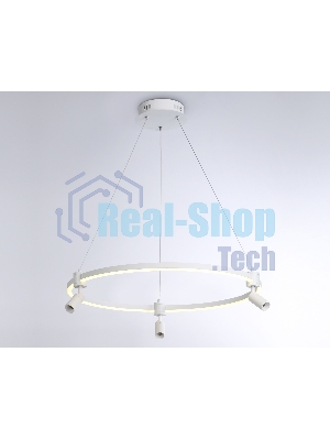 Светильник Ambrella light FL5292/1+3 WH белый 54W 3000K/4200K/6400K+4200K D600*1200 (ПДУ ИК)