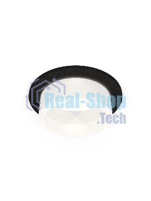 Комплект встраиваемого светильника Ambrella light XC6513066 SBK/FR черный песок/белый матовый MR16 GU5.3 (C6513, N6248)