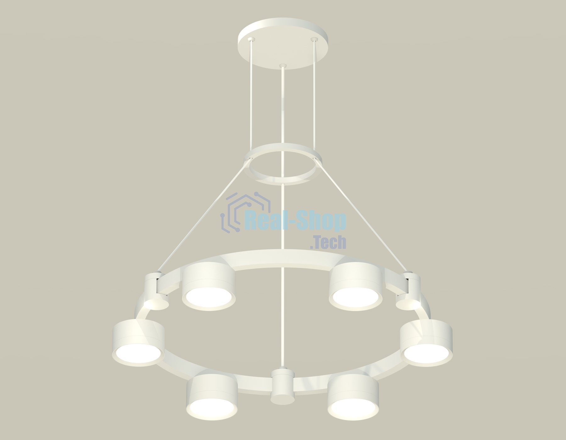 Светильник Ambrella light XR92031100/6 SWH белый песок GX53 (A9203, C9231, N8112)