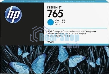 Картридж струйный HP 765 (F9J52A) голубой для HP Designjet T7200 (400мл)