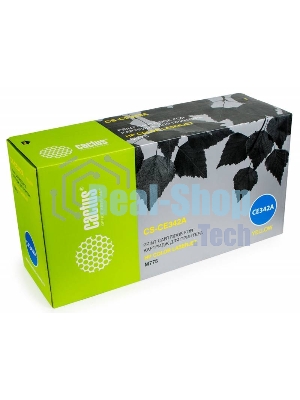 Картридж лазерный Cactus CS-CE342A желтый (16000 стр.) для HP Color LaserJet M775