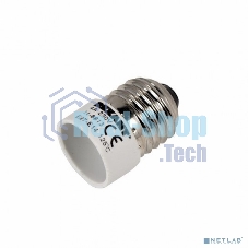Переходник цокольный REXANT 11-8813 E27-E14 белый