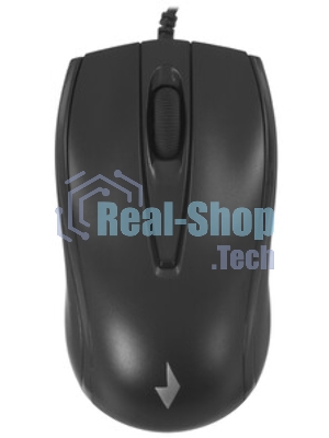 Мышь проводная Gembird MOP-110 черный, 1000 dpi, USB, кнопки - 3