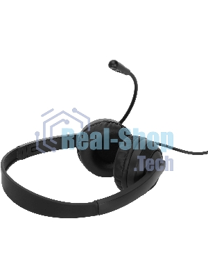 Гарнитура Oklick HS-M500 чёрный, проводная, USB