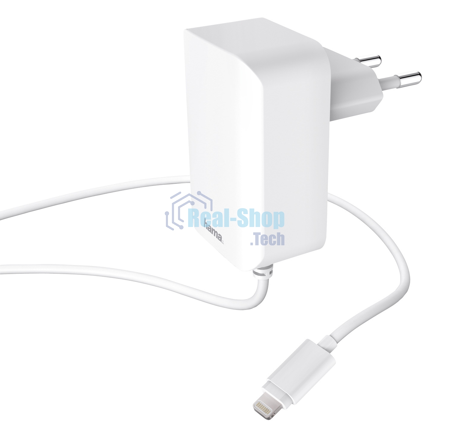 Сетевое зар./устр. Hama H-178342 2.4A для Apple белый (00178342)