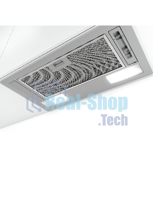 Вытяжка встраиваемая Bosch DLN52AA70 нержавеющая сталь, 53.4 см, 302 куб. м/ч, 65 дБ