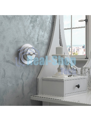 Переключатель одноклавишный Werkel Vintage (серебро матовый/хром) W5812054