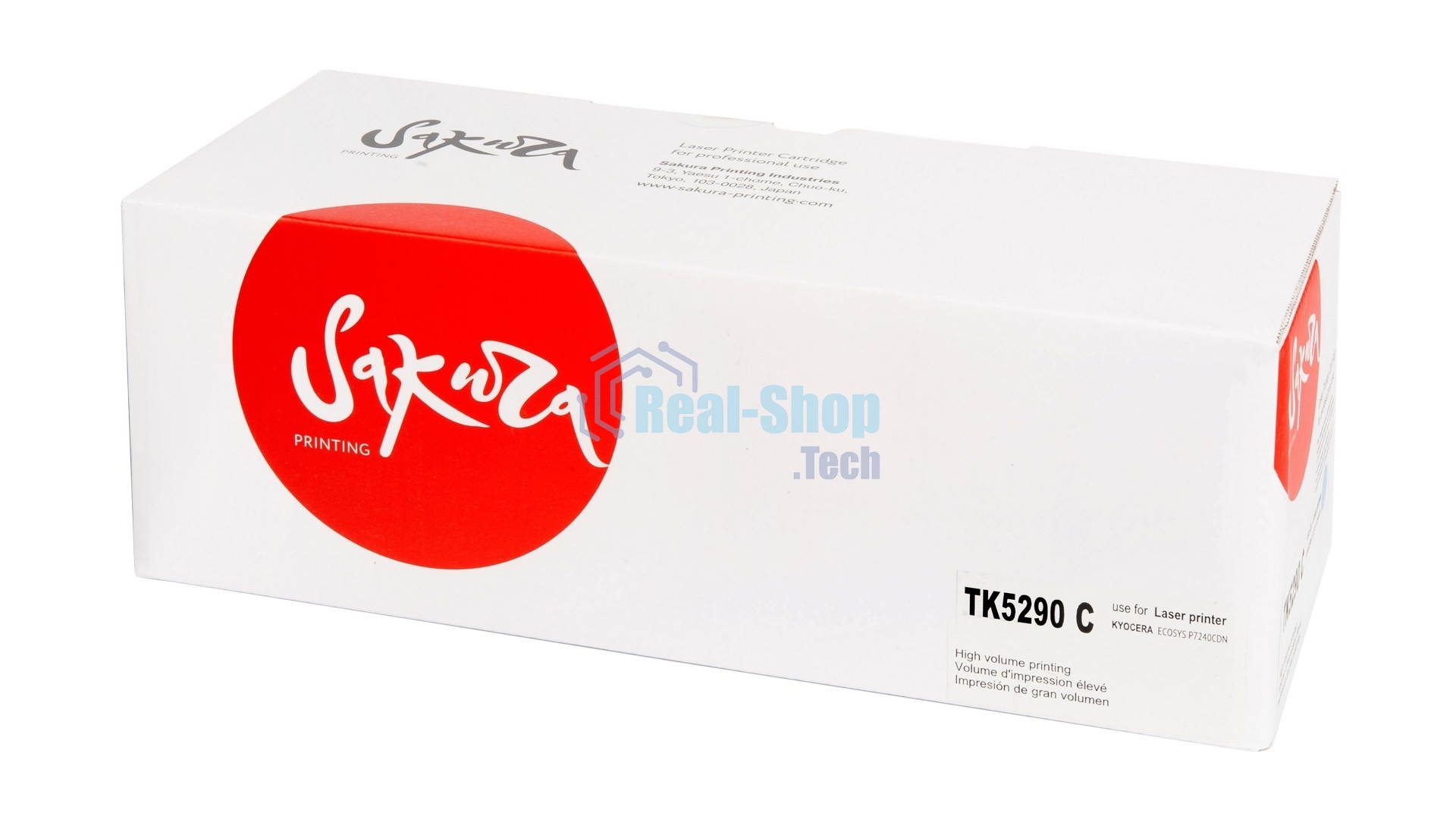 Картридж Sakura TK5290C для Kyocera Mita ECOSYS P7240cdn, синий, 13 000к.