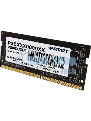 Оперативная память Patriot Signature, DDR4, 16GB (1x16 GB), 3200 MHz, CL22, SO-DIMM