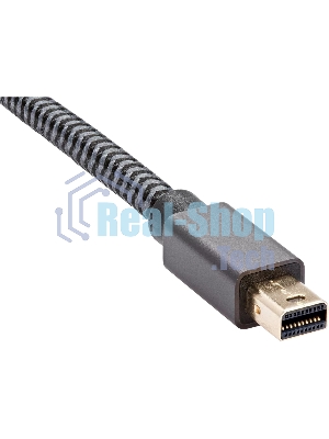 Кабель miniDisplayPort M-> HDMI M 4K@60Hz 1.8m Telecom,оплетка (TA562M-1.8M)