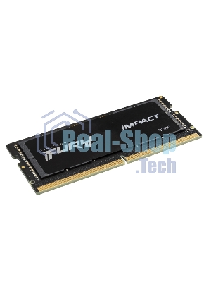 Оперативная память Kingston Fury Impact, DDR5, 16GB (1x16GB), 4800MHz, CL38, SO-DIMM